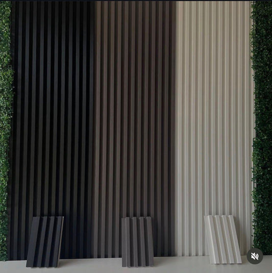 Painel Ripado Elegance WPC ✨ | Revestimento Decorativo 3D