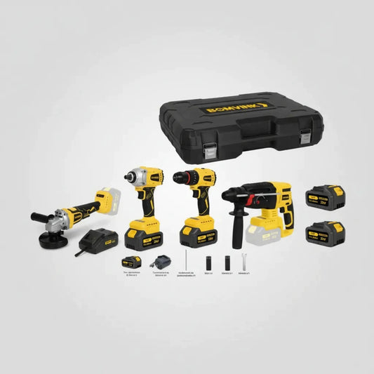 Kit Ferramentas Multifunções 21v A Bateria 4 Em 1 Bomvink