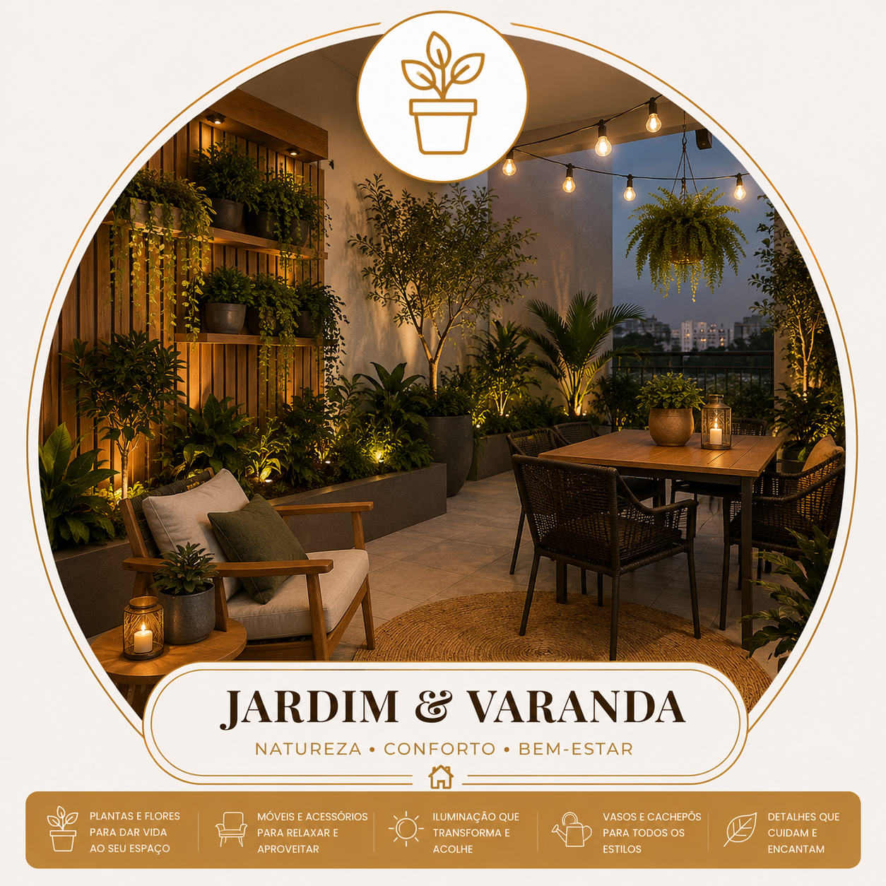 Jardim e Varanda