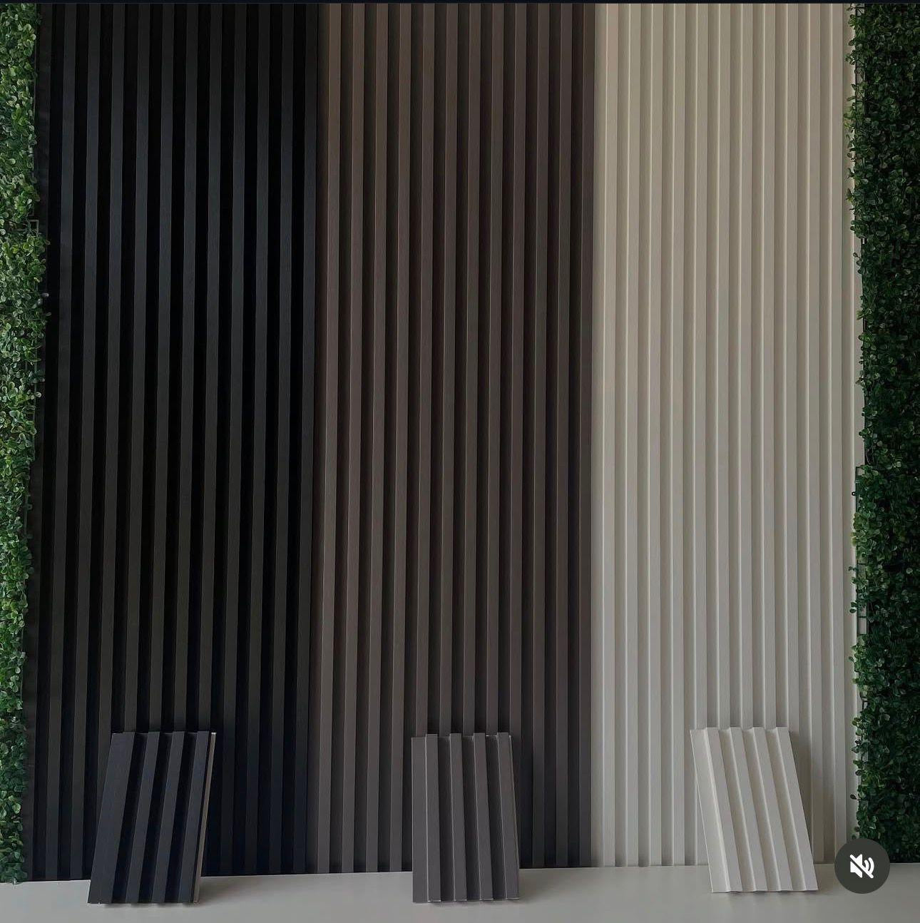 Painel Ripado Elegance WPC ✨ | Revestimento Decorativo 3D