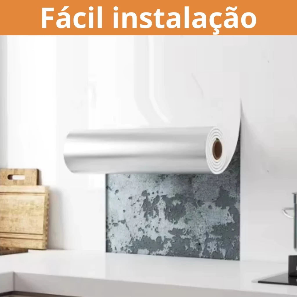 Papel de Parede Efeito Mármore 3D Autocolante 3m x 0.6m – 3mm Lavável e Resistente à Água