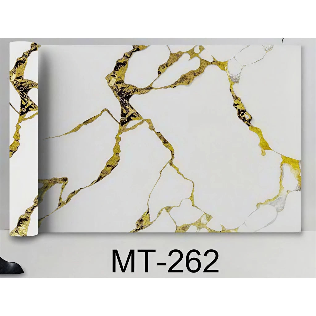 Placa Adesiva 120cmX280cm Mármore Parede Vinilica Lavável Impermeável Visual Premium Sem Obra