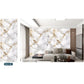 Placa Adesiva 120cmX280cm Mármore Parede Vinilica Lavável Impermeável Visual Premium Sem Obra