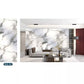 Placa Adesiva 120cmX280cm Mármore Parede Vinilica Lavável Impermeável Visual Premium Sem Obra
