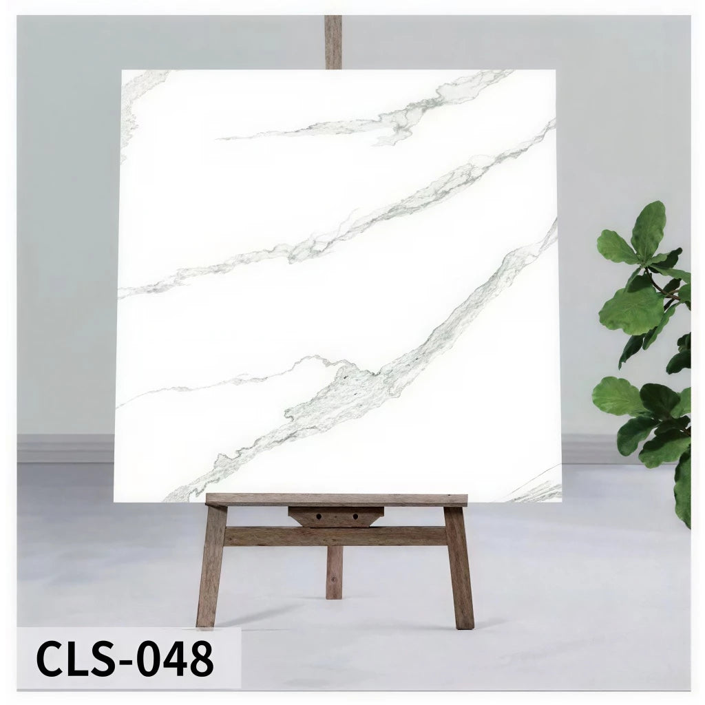 Placa Adesiva 120cmX280cm Mármore Parede Vinilica Lavável Impermeável Visual Premium Sem Obra
