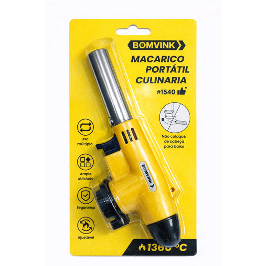 Maçarico Portátil Culinária BOMVINK – Até 1300°C