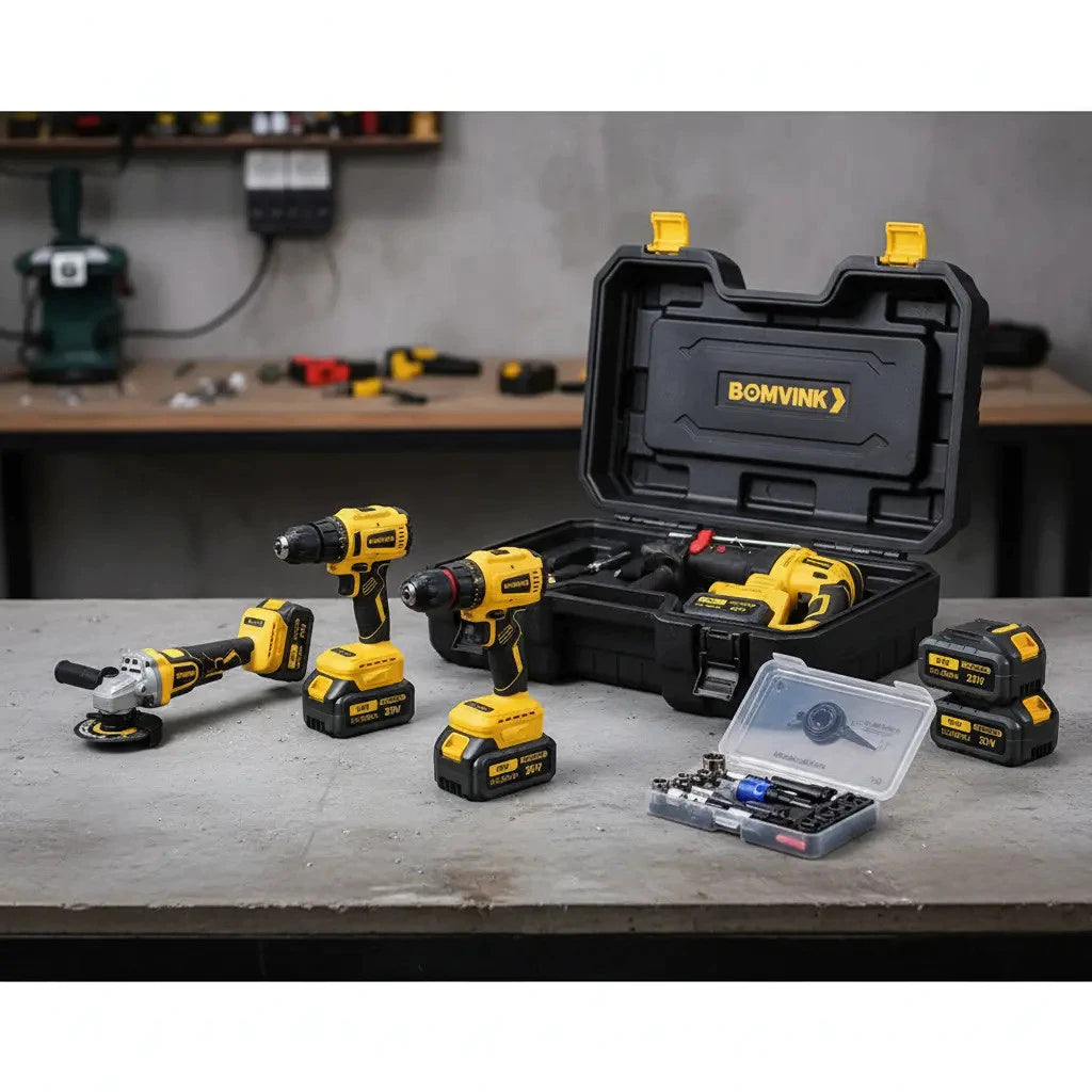 Kit Ferramentas Multifunções 21v A Bateria 4 Em 1 Bomvink